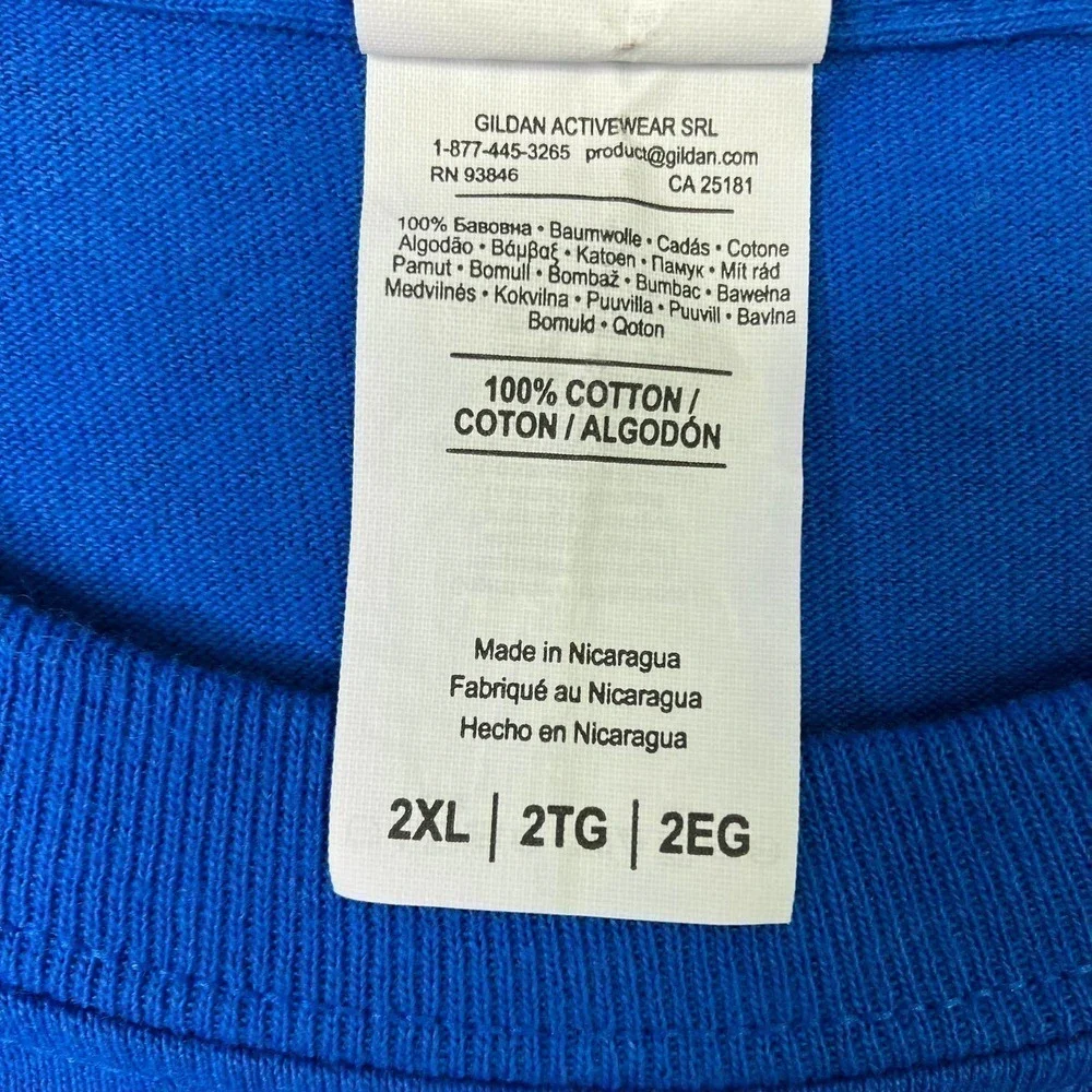 Gildan I Quilt So I Don't Unravel Statement Long Sleeve T-Shirt Women's Size 2XL - Picture 5 of 12